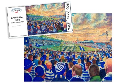 Cappielow Park Stadium Fine Art Jigsaw Puzzle - Greenock Morton FC